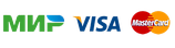 Visa, Mastercard, Mir
